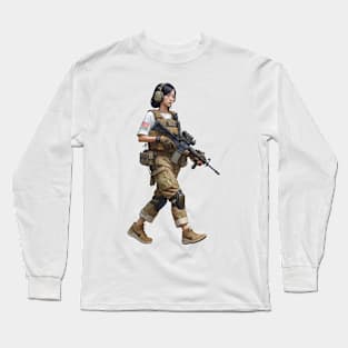 Tactical Girl Long Sleeve T-Shirt